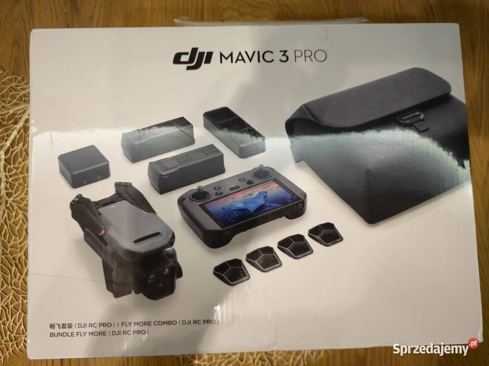 Dji Mavic 3 pro fly more Combo Rc Pro NOWY FOLIA Łódź