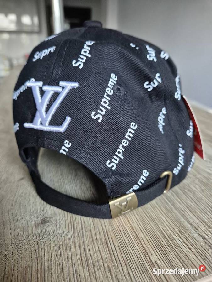 Czapka z daszkiem Supreme LV style czarna Swarzędz