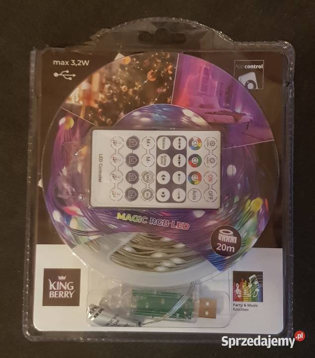 TAŚMY LED King Berry Music Magic RGB LED Oława sprzedam