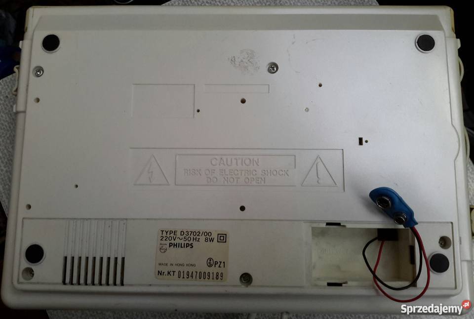 Radio magnetofon Philips D3702 00 z dawnych