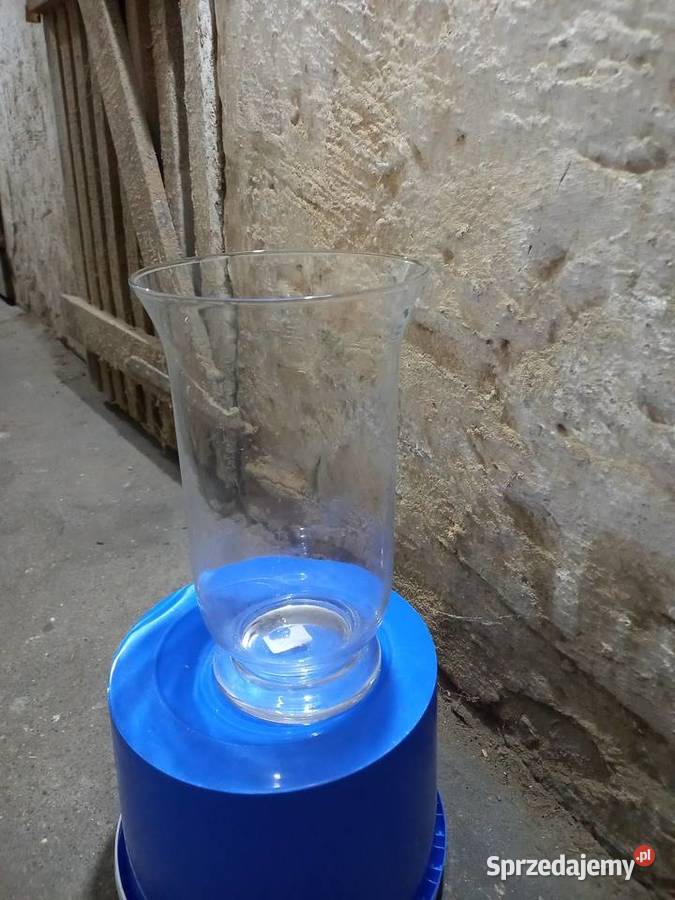 Szklany wazon Porcelana i szkło Gorzów Wielkopolski