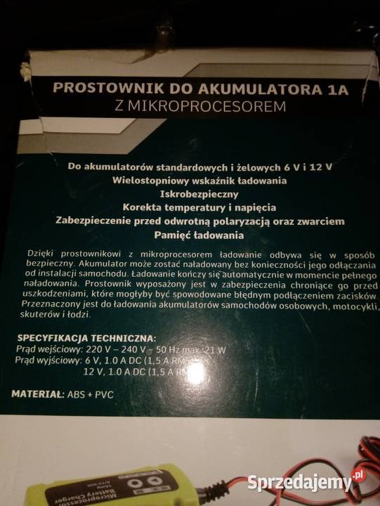 Prostownik 6V12V z mikroprocesorem