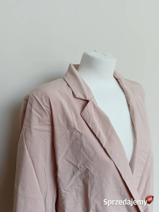 Damski Żakiet Marynarka VILA Różowy Dwurzędowy Gdynia