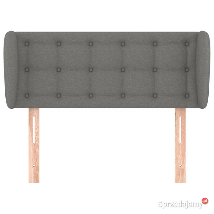 Zagłówek uszak ciemnoszary 83x23x7888 tkanina Warszawa