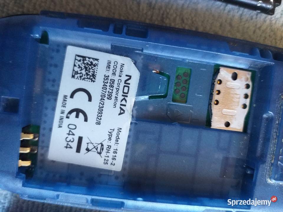 NOKIA 16162 rh125 telefon 1616 świętokrzyskie Sandomierz sprzedam