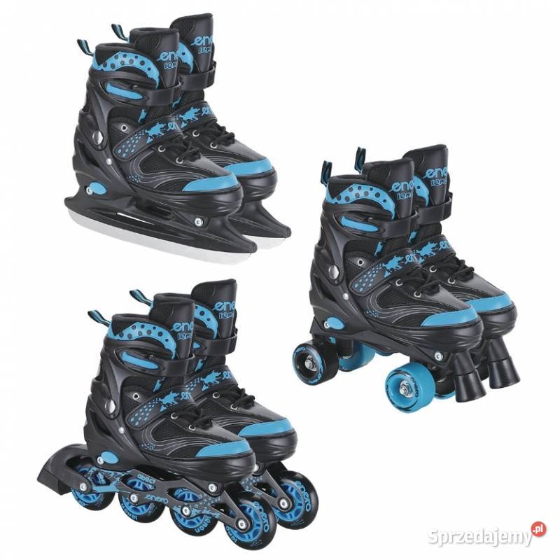 ROLKI WROTKI ŁYŻWY 3W1 3033 Rolki, wrotki i hulajnogi Rolki, wrotki i hulajnogi Bielsk Podlaski