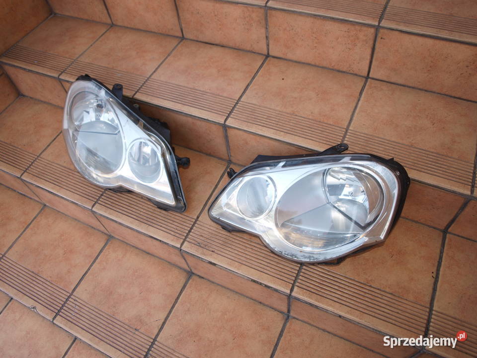 VW Polo IV 4 lampy przód 2005 2009r europa Lampy przednie Kalisz