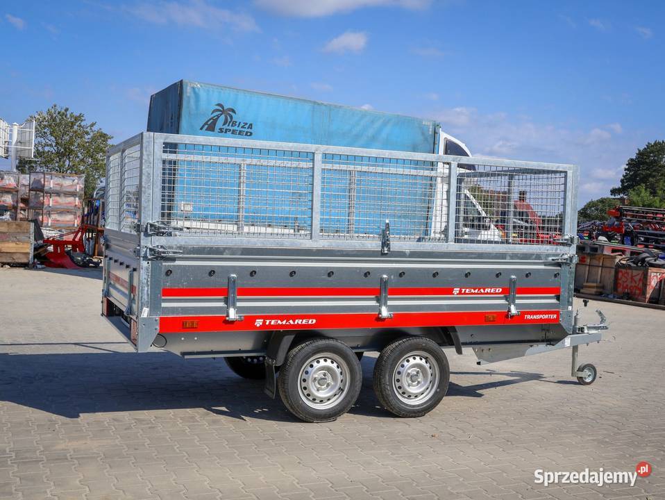 Przyczepa dwuosiowa TEMARED TRANSPORTER 30152 z Kołobrzeg