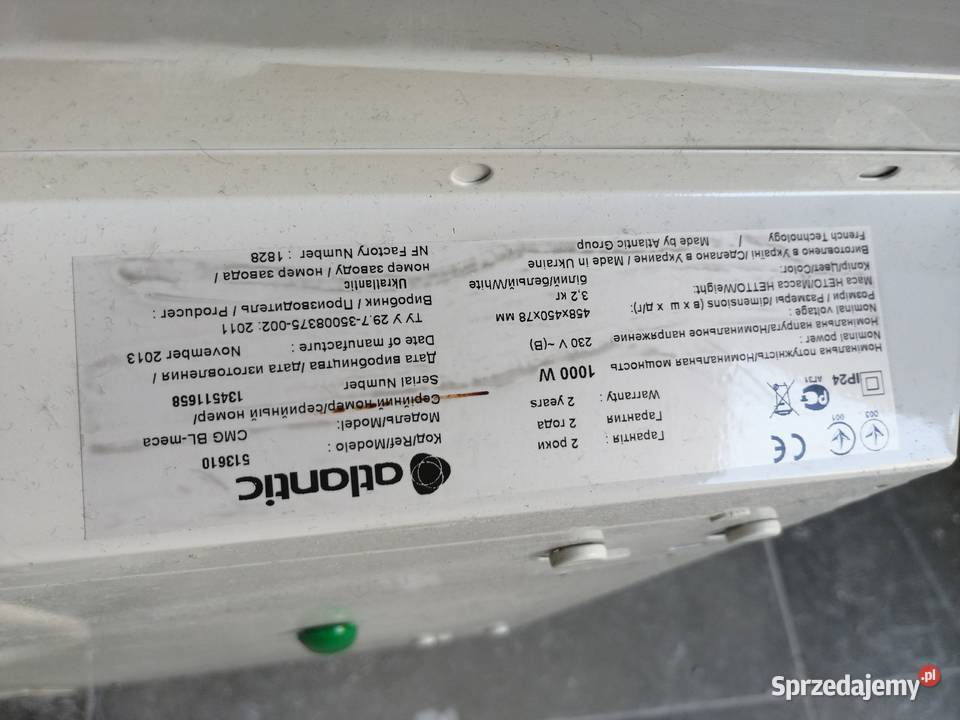 Grzejniki elektryczne atlantic 8 sztuk Lipnica Wielka