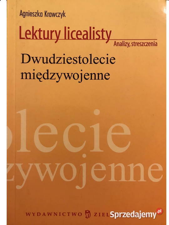 Agnieszka Krawczyk. Lektury licealisty