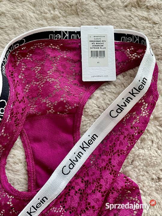 Calvin Klein Majtki figi różowe r S Bielizna damska małopolskie Kraków