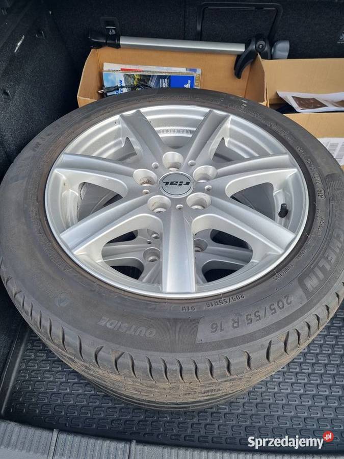 4 koła felgi opony 7x16 ET48 5x108 Volvo Ford Warszawa