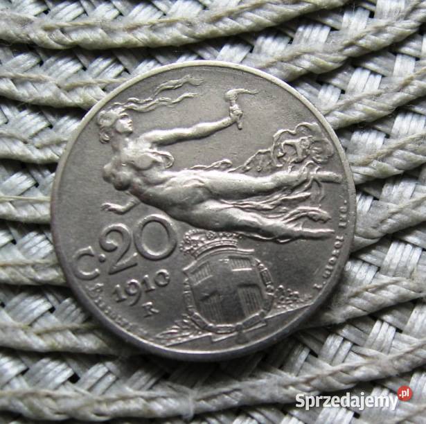 Włochy 20 Centasimi 1910r Kalisz