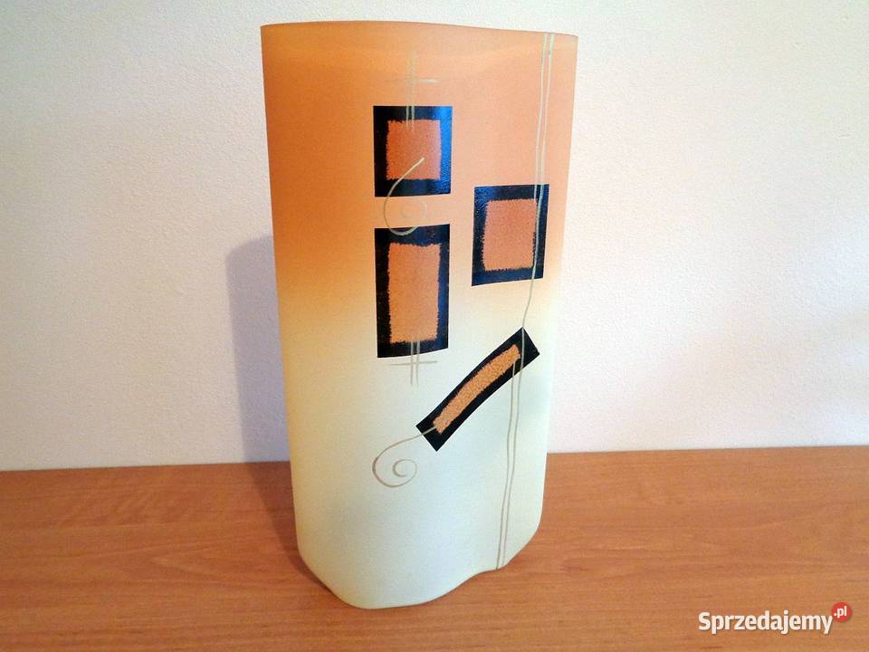 Wazon szklany firmy DECOGLASS Toruń