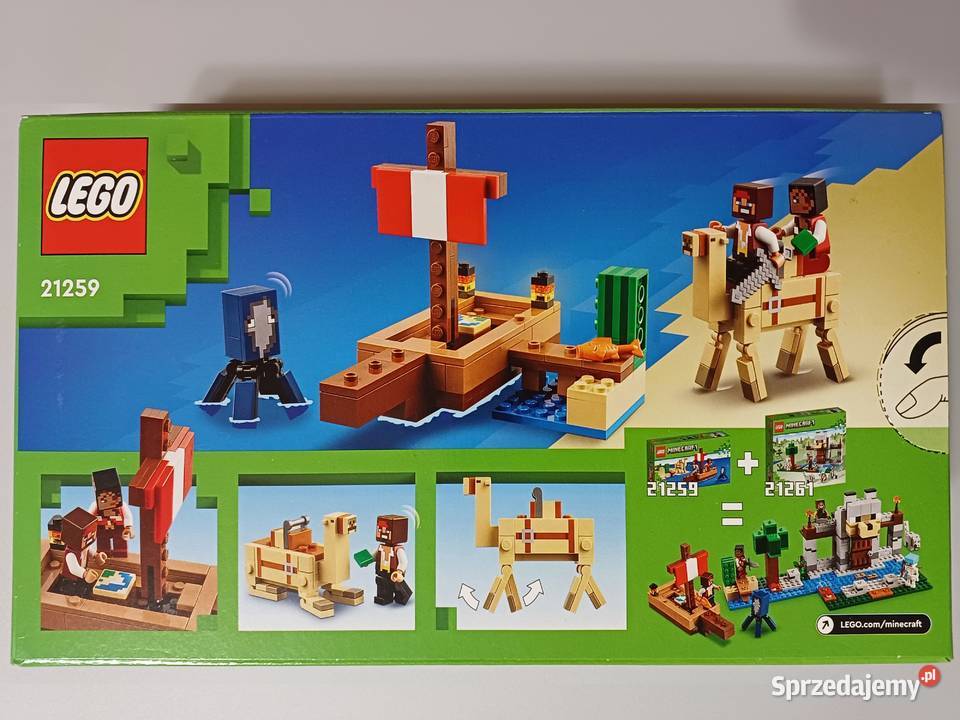 LEGO 21259 Minecraft Rejs statkiem pirackim Pabianice