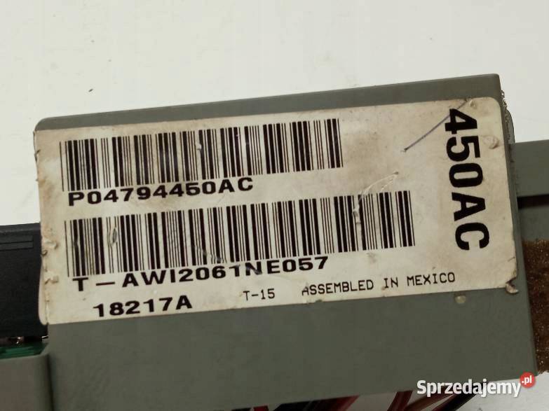 SKRZYNKA BEZPIECZNIKÓW P04794450AC Chrysler PT świętokrzyskie sprzedam