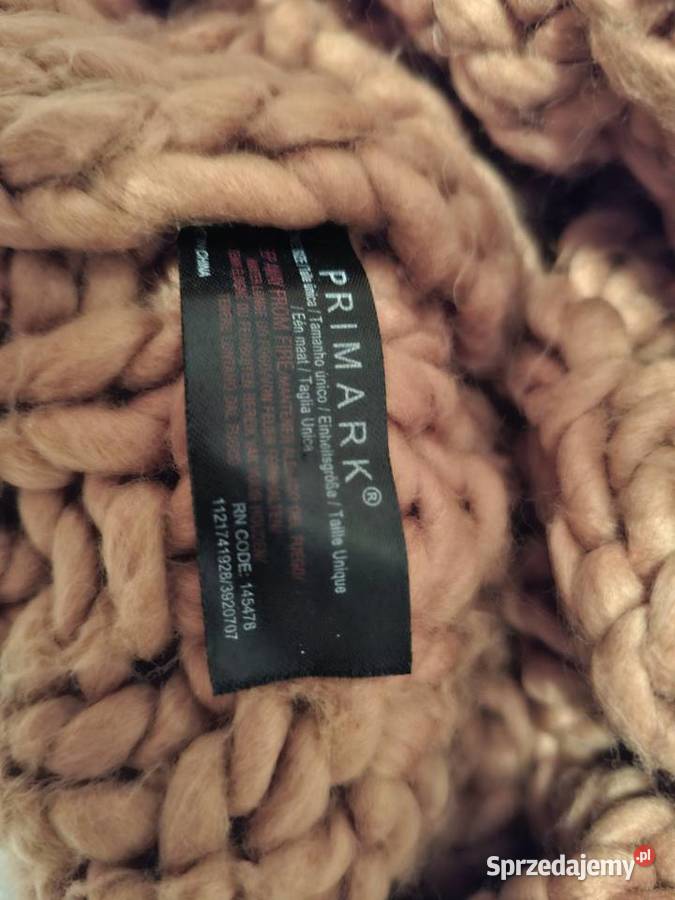 Czapka zimowa musztardowa Dla kobiet Łomża