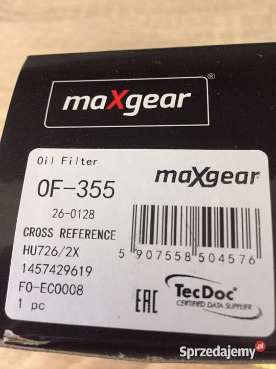 Maxgear filtr oleju 0F355 VW Audi 19 TDI