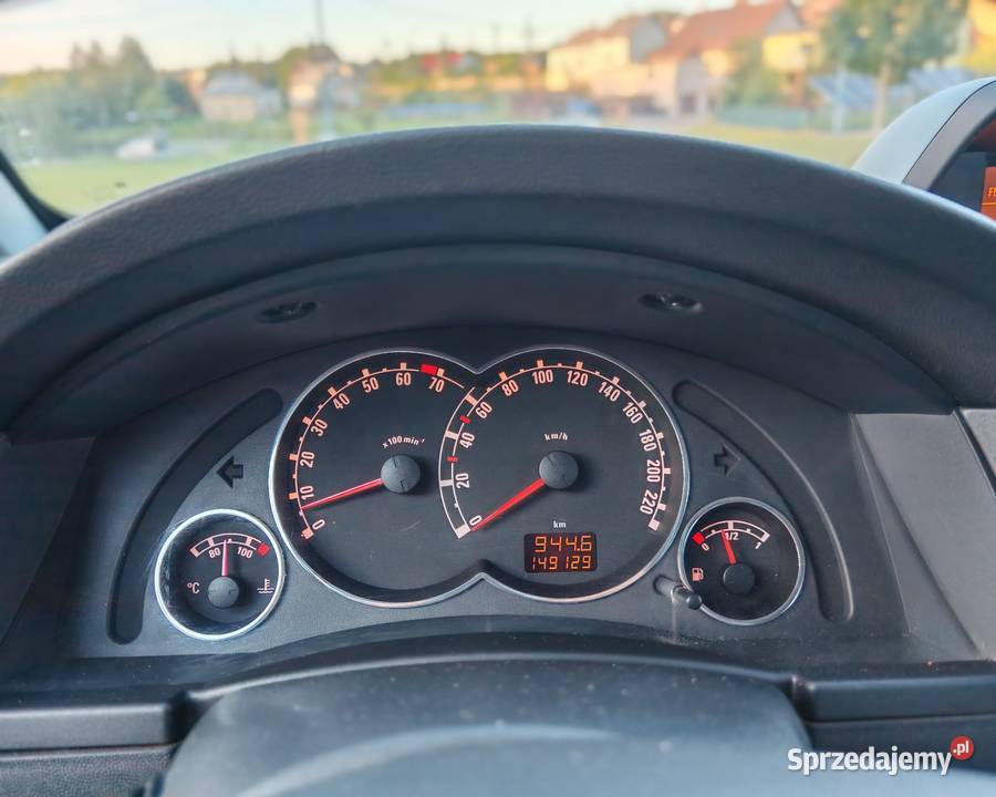 Opel Meriva A Lift 16 MPI 105 2009r Klimatyzacja niebieski Brodnica