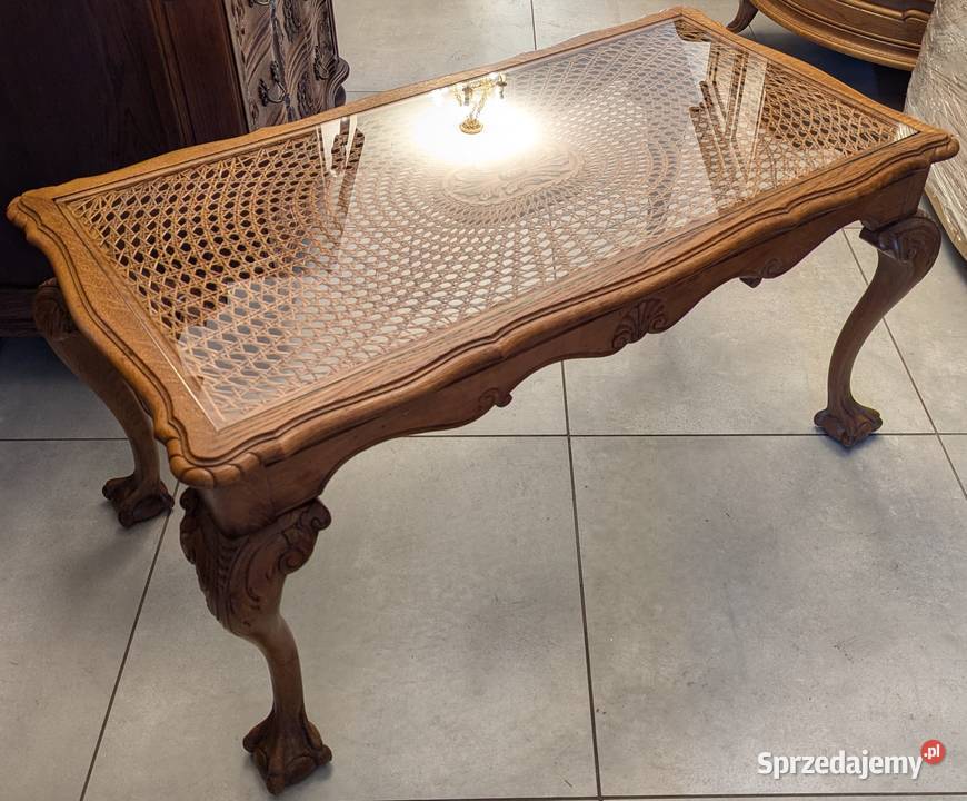 Piękny dębowy stolik sklep Dąbrowa Górnicza Antyki, Sztuka, Kolekcje sprzedam