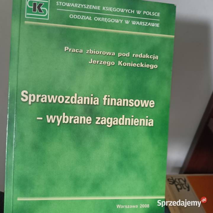 Sprawozdania finansowe najtaniej książki tradycyjny podręcznik Warszawa