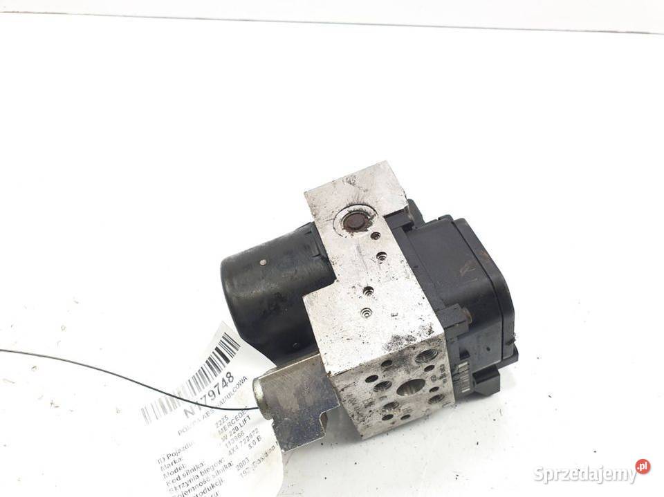 POMPA ABS HAMULCOWA MERCEDES W 220 LIFT osobowe Pozostałe Lipno