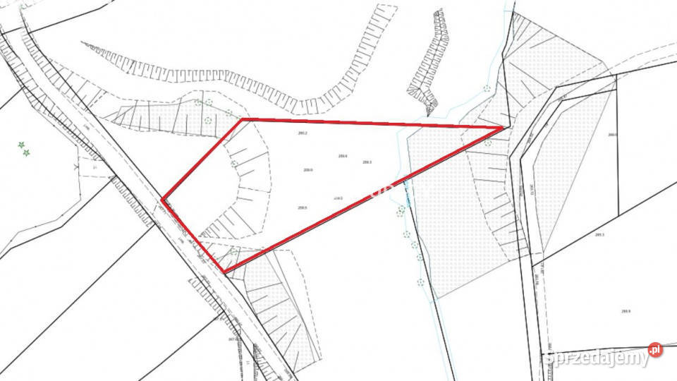 sprzedaży działki Poręba Żegoty 1600m2 małopolskie