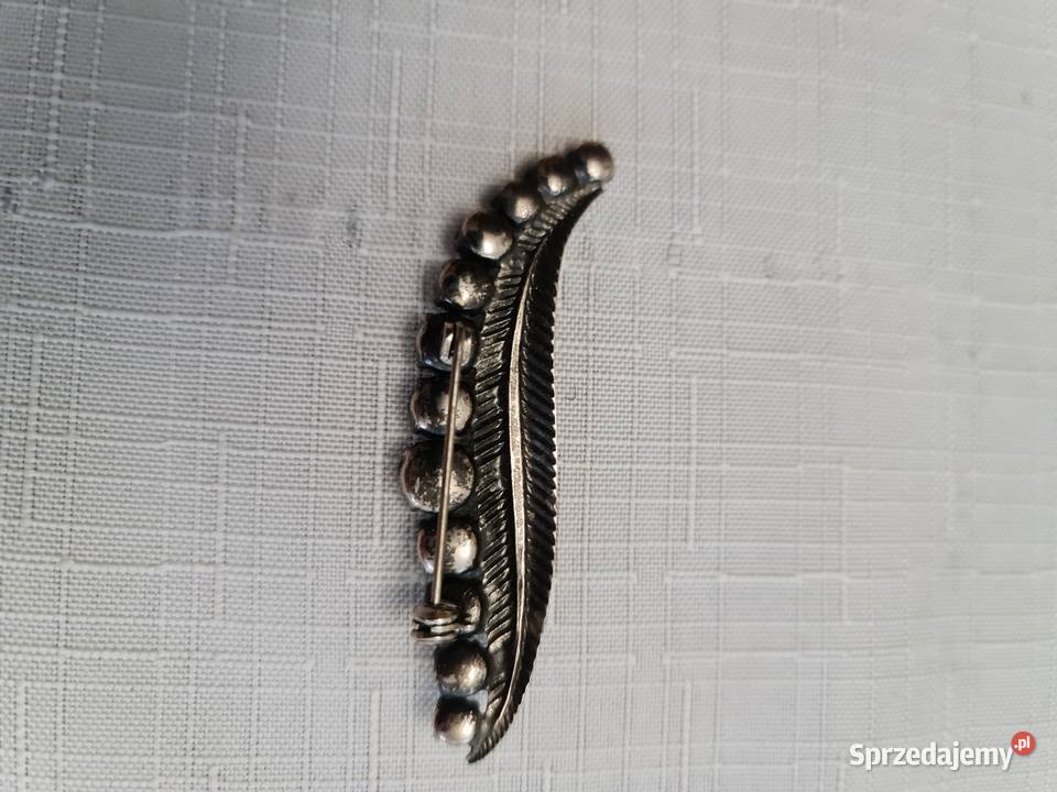 Brosza z cyrkoniami Duża Katowice