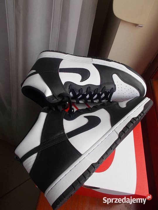 r Eur 47 Nike Dunk High Black White Panda Poznań