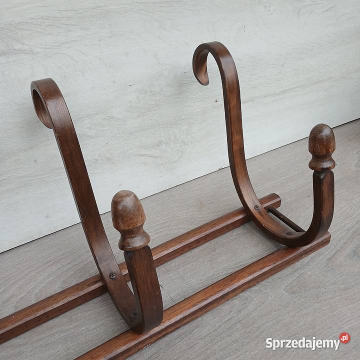 Drewniany wieszak ścienny Thonet gięte drewno Wieszaki Warszawa