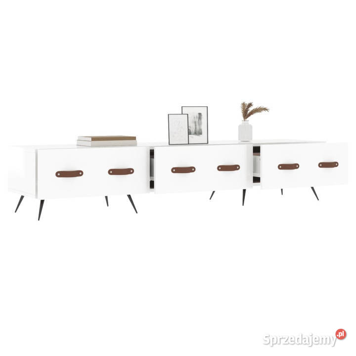 Szafka pod TV wysoki połysk biała 150x36x30 Warszawa sprzedam
