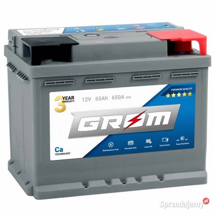 Akumulator GROM Premium 65Ah 650A W Kadłubka 39 osobowe Szczecin