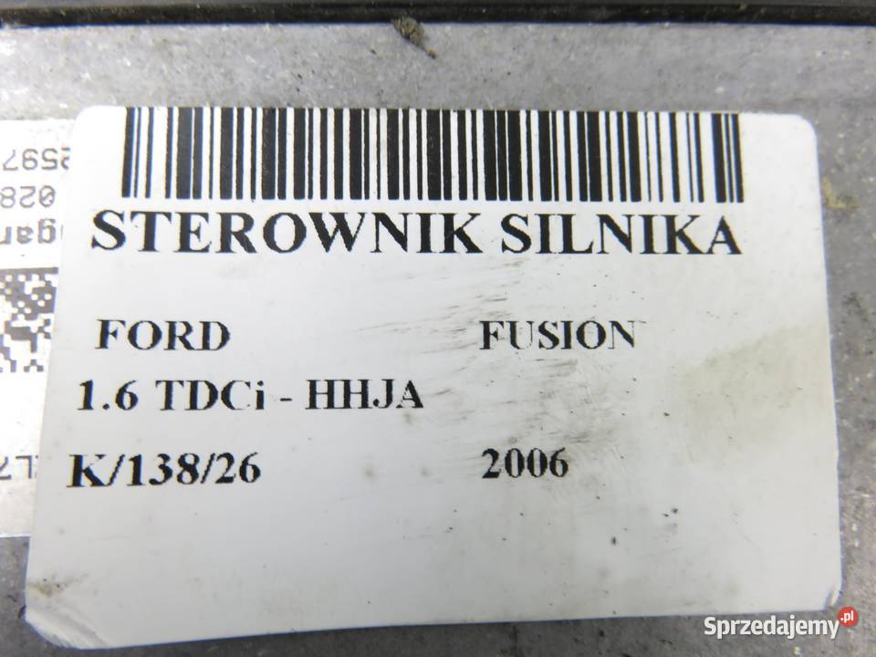 STEROWNIK FORD FUSION 16 TDCi 8M5112A650LC sprzedam