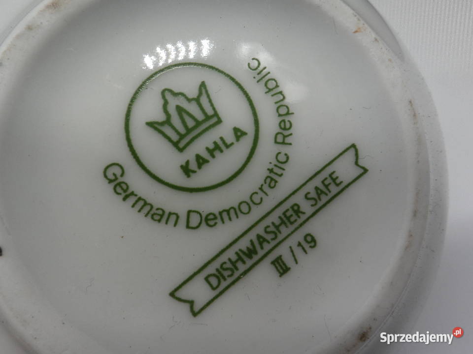 Cukiernica Kahla Wzór Cebulowy Porcelana i szkło