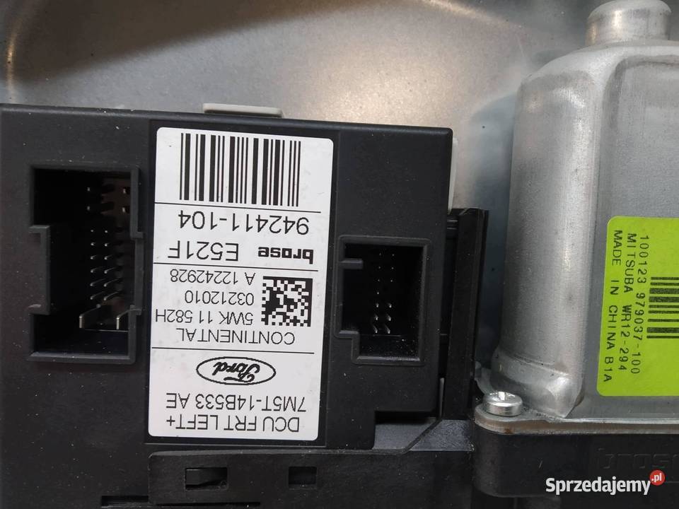 MECHANIZM SZYBY LEWY PRZÓD 7M51R203A29DC Ford sprzedam