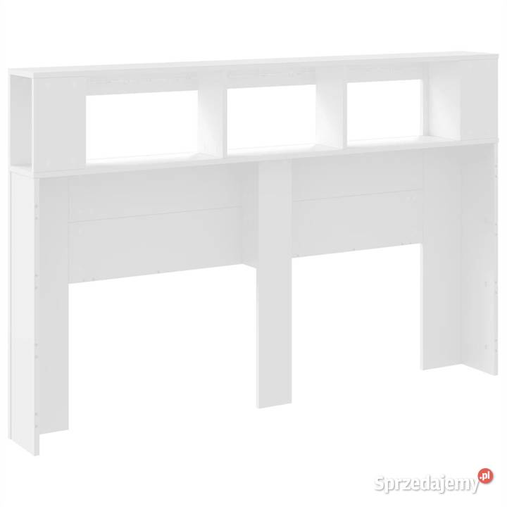Wezgłowie łóżka z LED białe 160x185x1035 Warszawa