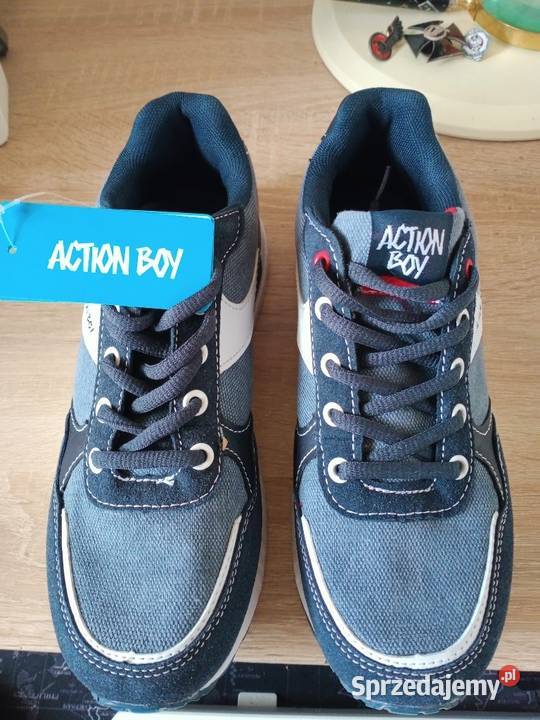 Buty Chłopięce Sportowe ACTION BOY r38 wkładka Dla Dziecka