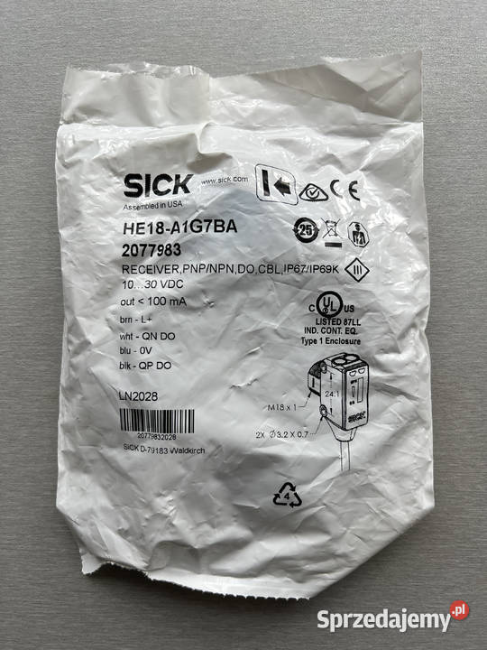 SICK 2077983 HE18A1G7BA Nowy Pozostałe śląskie Gliwice