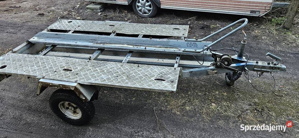 SamDMC 420ZarejestrowanaPrzyczepa pod traktorek towarowe Barlinek