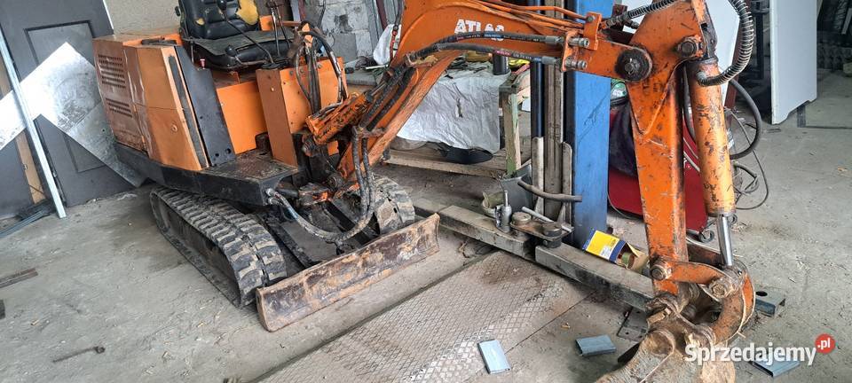 Mini koparka Atlas podkarpackie Chmielów