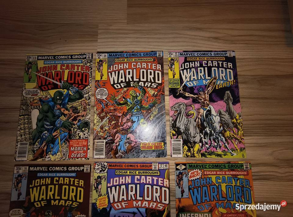 John Carter Warlord of Mars komiks USA 1978 1979 Superbohaterowie Marynino sprzedam