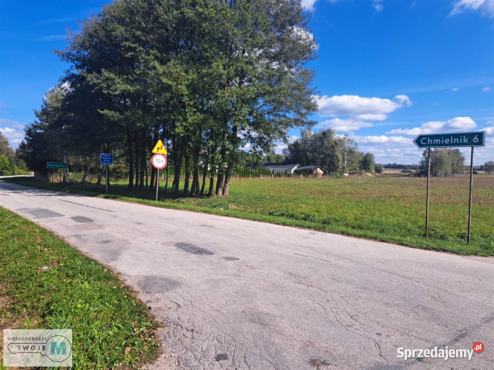 Działka Chmielnik 1975m2 asfalt