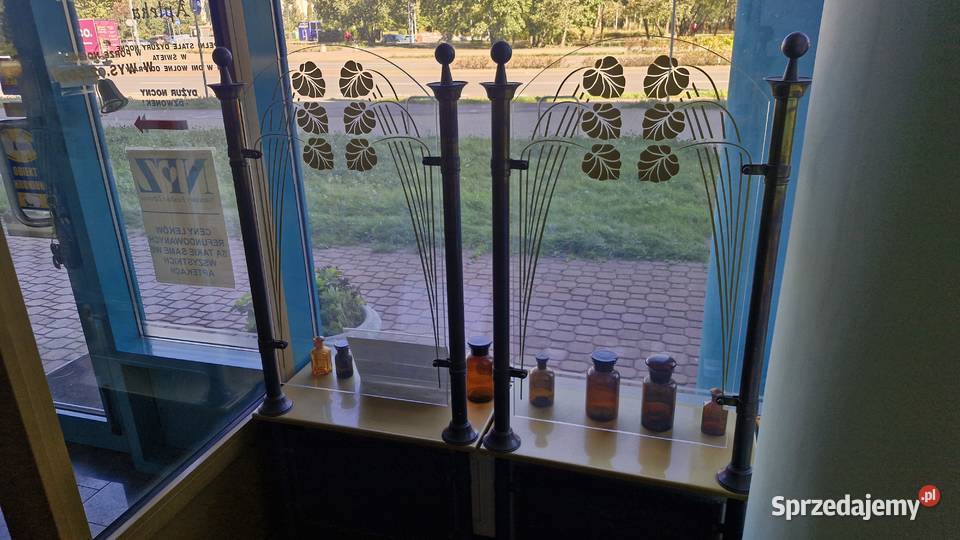 ozdobne giszety płotki barierki apteka mosiężne Warszawa
