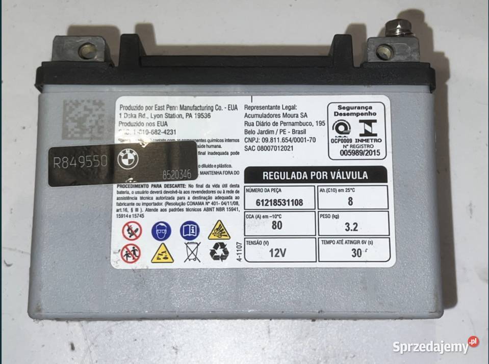 Akumulator BMW BMW G310 BMW GR ABS 2019r Ostrzeszów