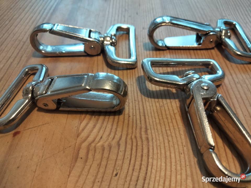 Karabińczyk metalowy długość 62 mm srebrny wielkopolskie Ostrów Wielkopolski sprzedam