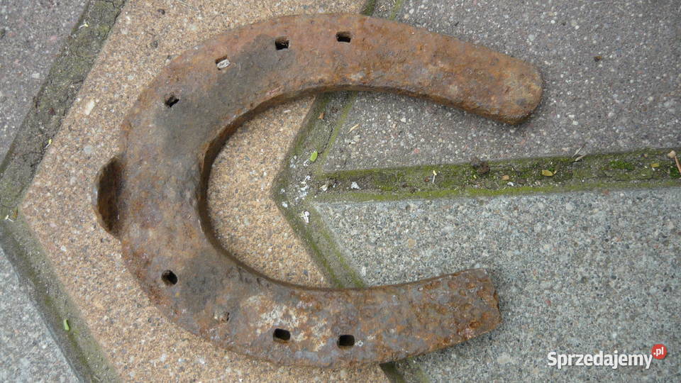 Zestaw duża i mała podkowa ogromna stara Pozostałe Sokółka