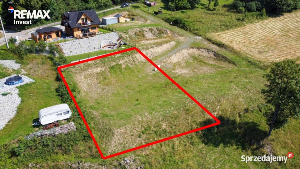 Działka budowlana 732 m z widokiem na góry