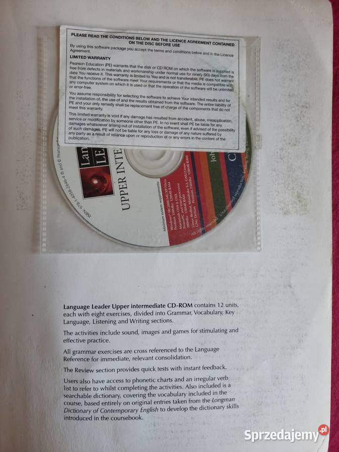 Language Leader Upper Intermediate Coursebook CD sprzedam