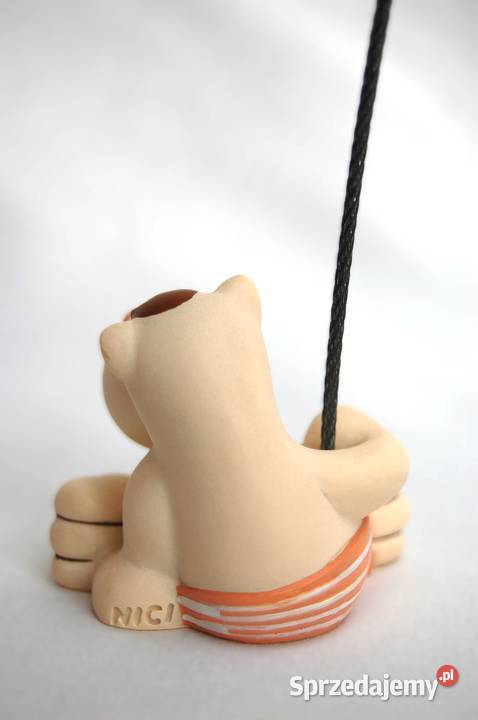 Klips na zdjęcie pocztówkę hipopotam figurka