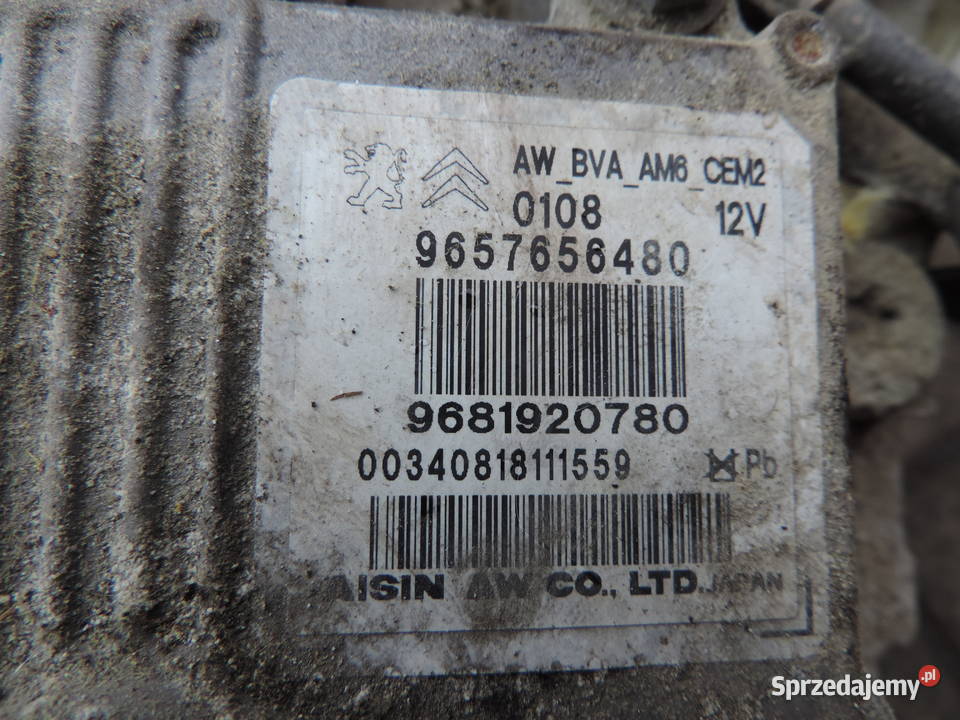 PEUGEOT 407 20 HDI SKRZYNIA BIEGÓW AUTOMAT Nowy Sącz